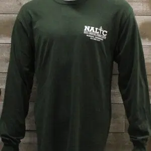 LS shirt forest green