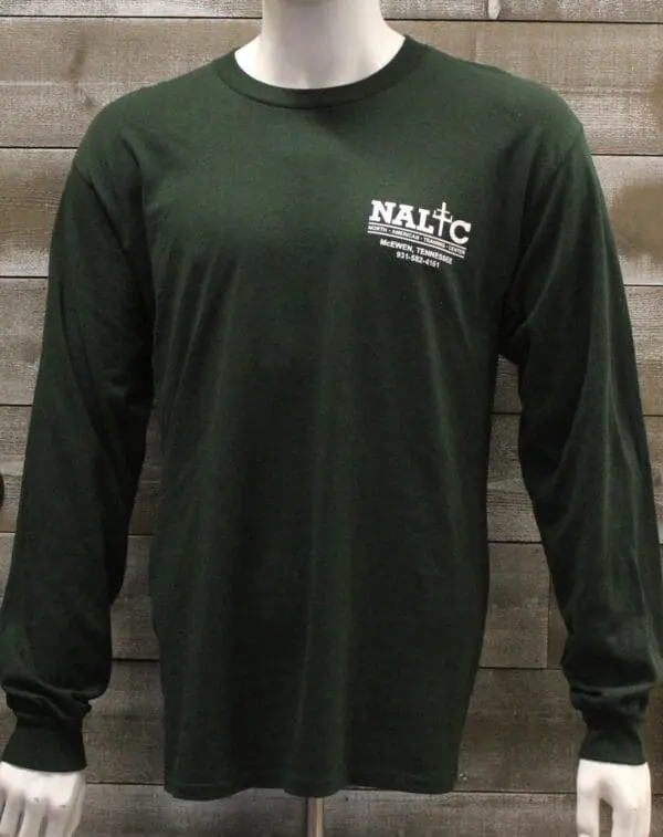 LS shirt forest green