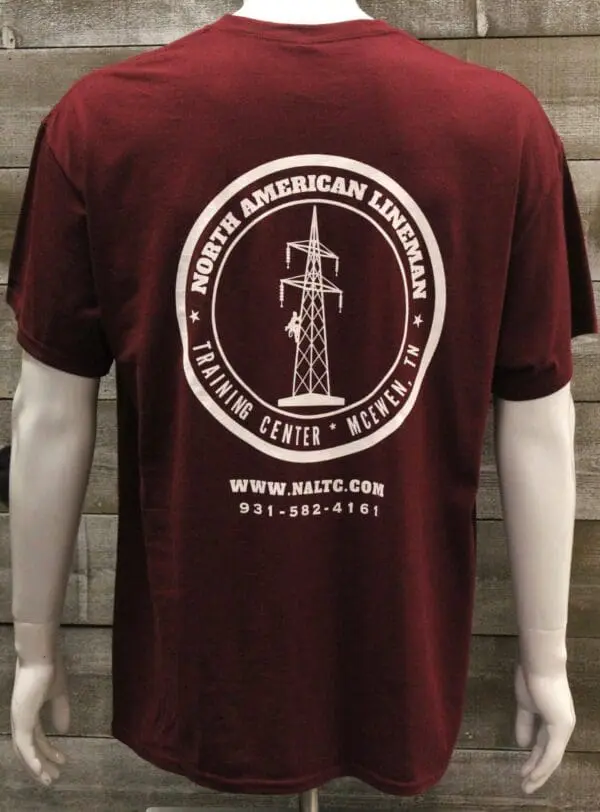 SS shirt maroon - Image 2