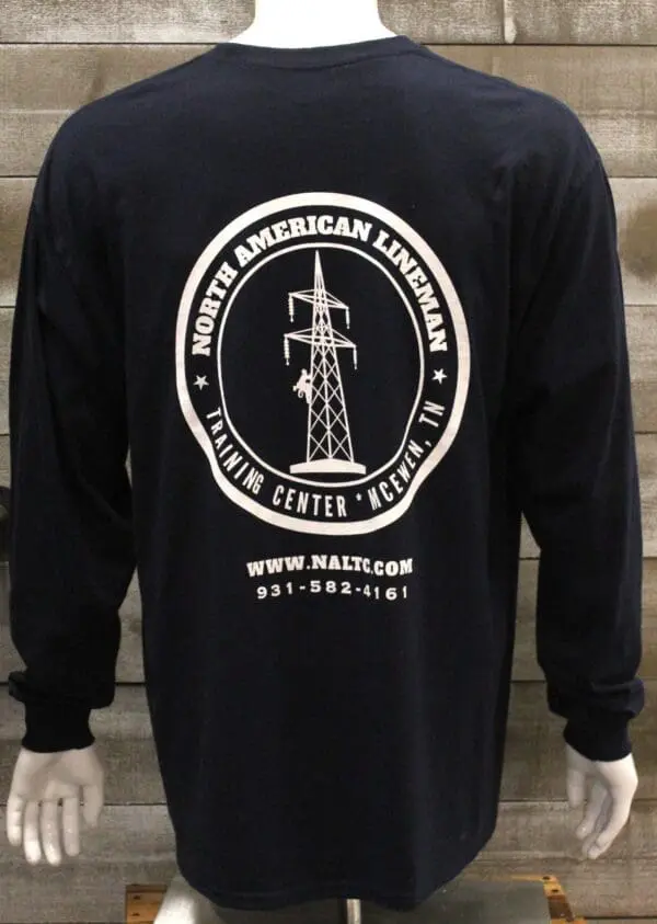 LS shirt navy - Image 2