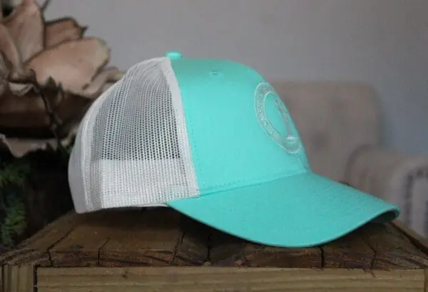 Hat 8 seafoam/ ecru - Image 2