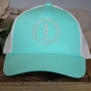 Hat 8 seafoam/ ecru
