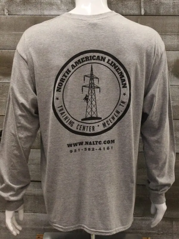 LS shirt sport grey - Image 2